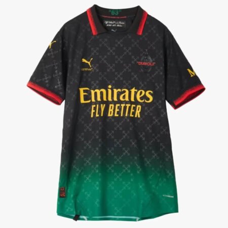 Camisa AC Milan Quarta Goleiro Verde 2024/25 Masculina