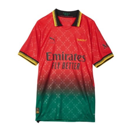 Camisa AC Milan Quarta Vermelha 2024/25 Masculina