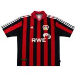 camisa-bayer-leverkusen-home-vermelha-pogatetz-24-2001-02-masculina