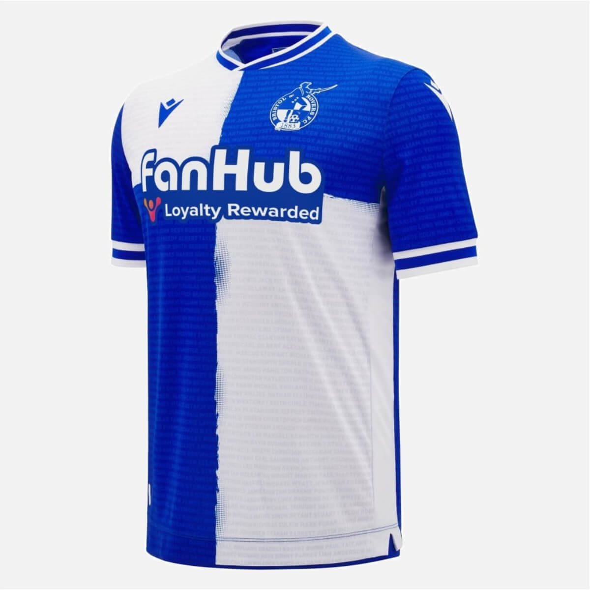 camisa-bristol-rovers-azul-home-2024-25-masculina Camisa Bristol Rovers Azul Home 2024/25 Masculina