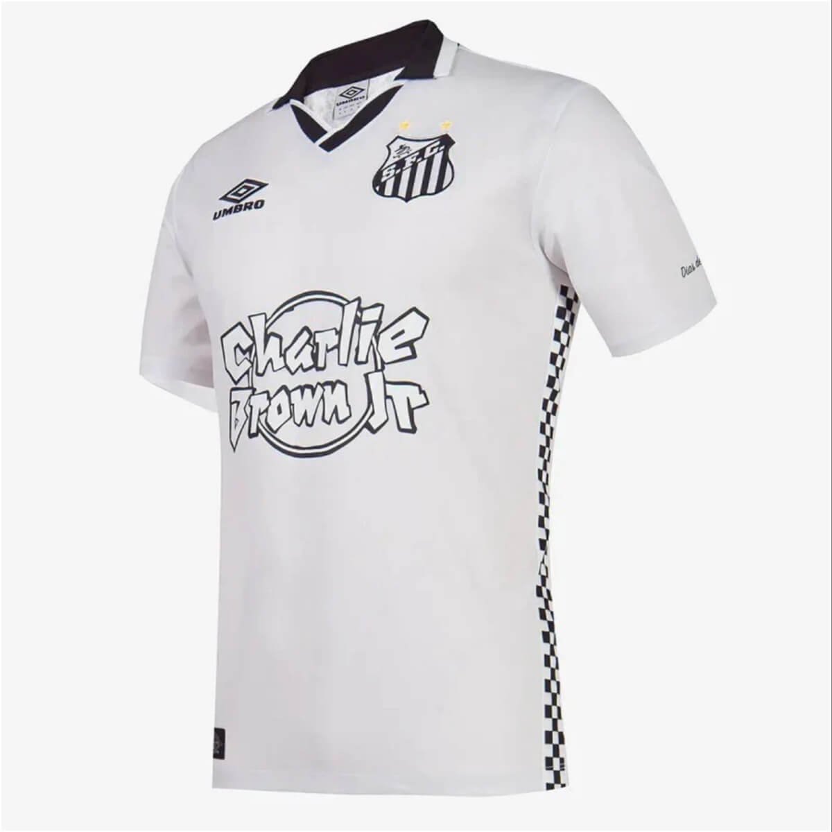 camisa-charlie-brown-jr-santos-branca-masculina-2022-2 Camisa Santos FC Charlie Brown JR. Branca 2022/23 Masculina