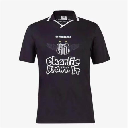 Camisa Santos FC Charlie Brown JR. Preta 2022/23 Masculina