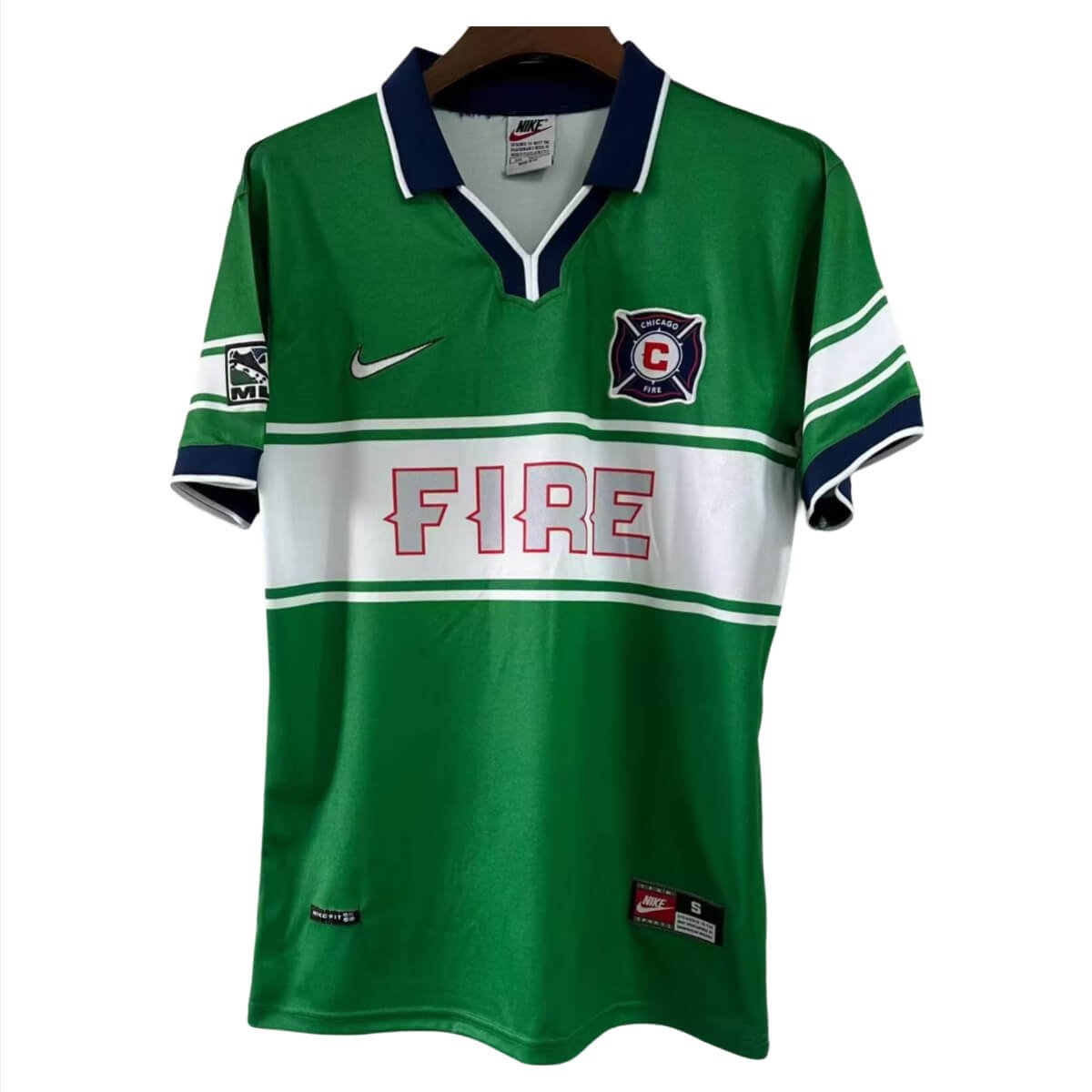 camisa-chicago-fire-verde-goleiro-1999-masculina Camisa Chicago Fire Verde 1999 Goleiro Masculina