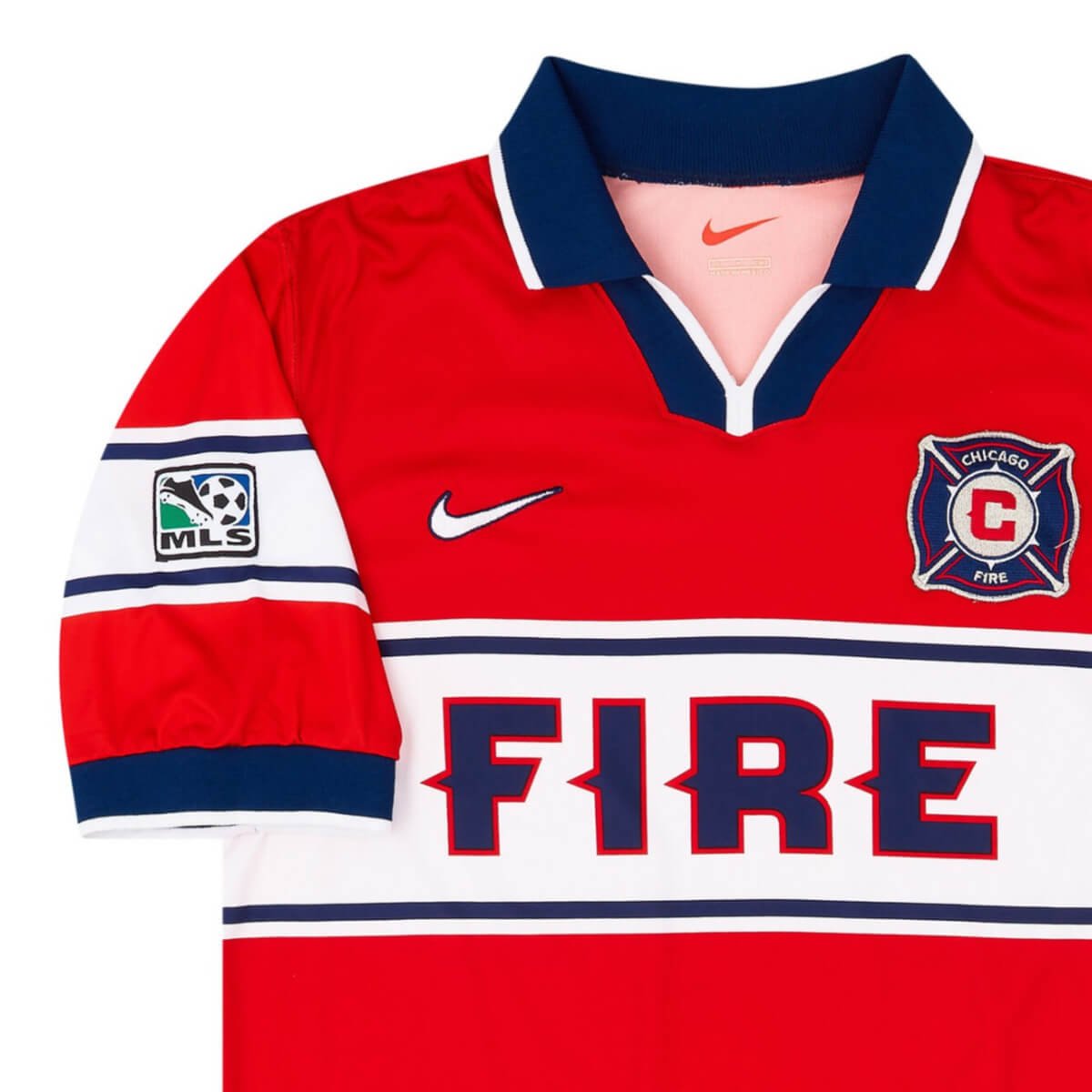 camisa-chicago-fire-vermelha-1999-home-masculina- Camisa Chicago Fire Vermelha 1999 Home Masculina