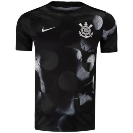 Camisa Corinthians Preta 2025/26 Treino Masculina