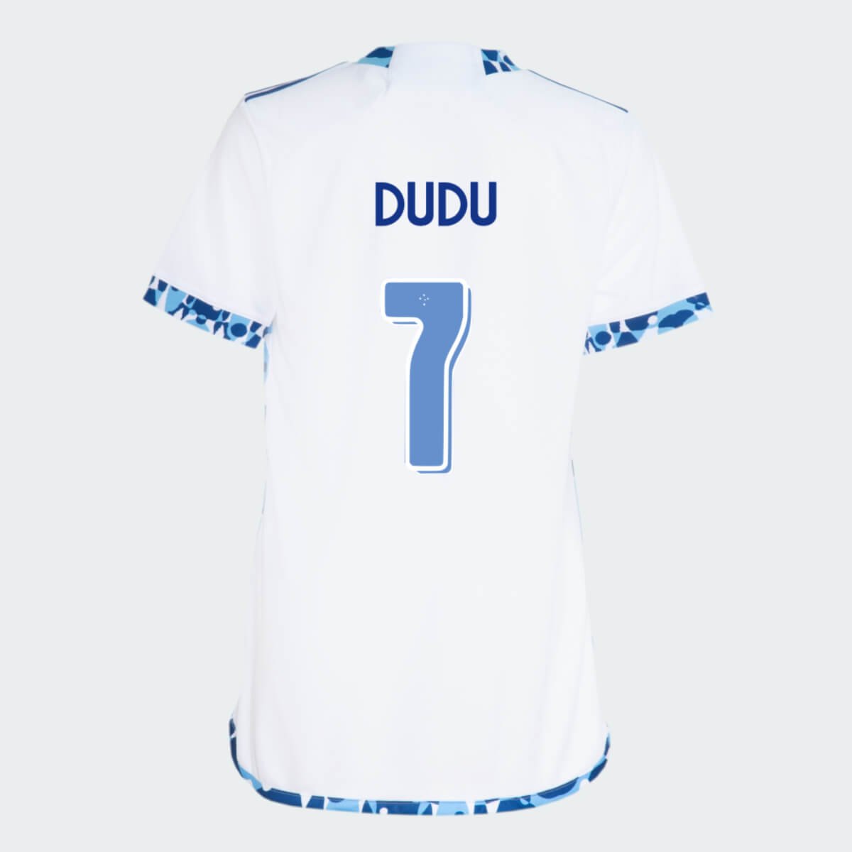 camisa-cruzeiro-dudu-7-branca-reserva-2024-25-feminina- Camisa Cruzeiro DUDU #7 Branca Reserva 2024/25 Feminina