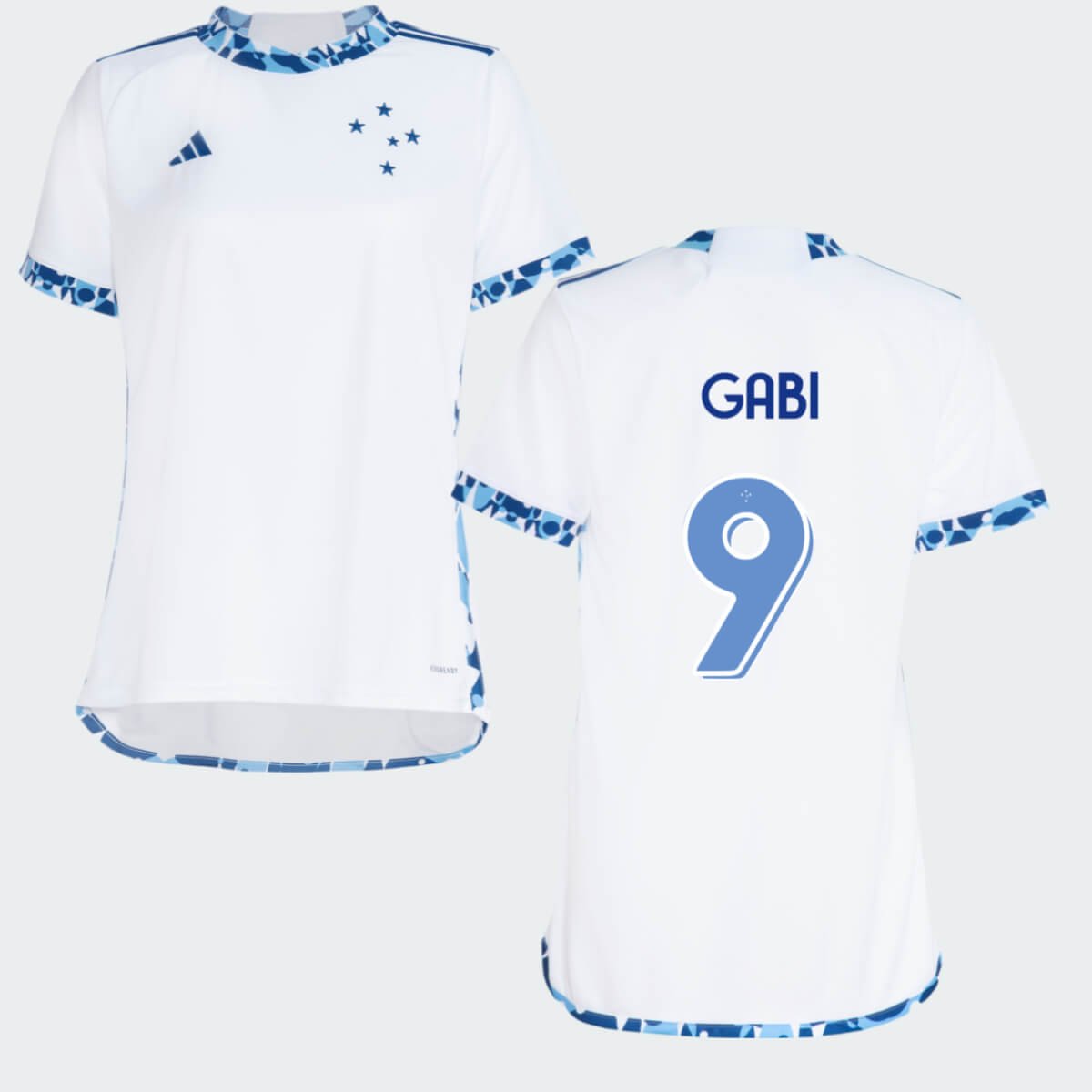 camisa-cruzeiro-gabi-9-branca-reserva-2024-25-feminina Camisa Cruzeiro GABI #9 Branca Reserva 2024/25 Feminina