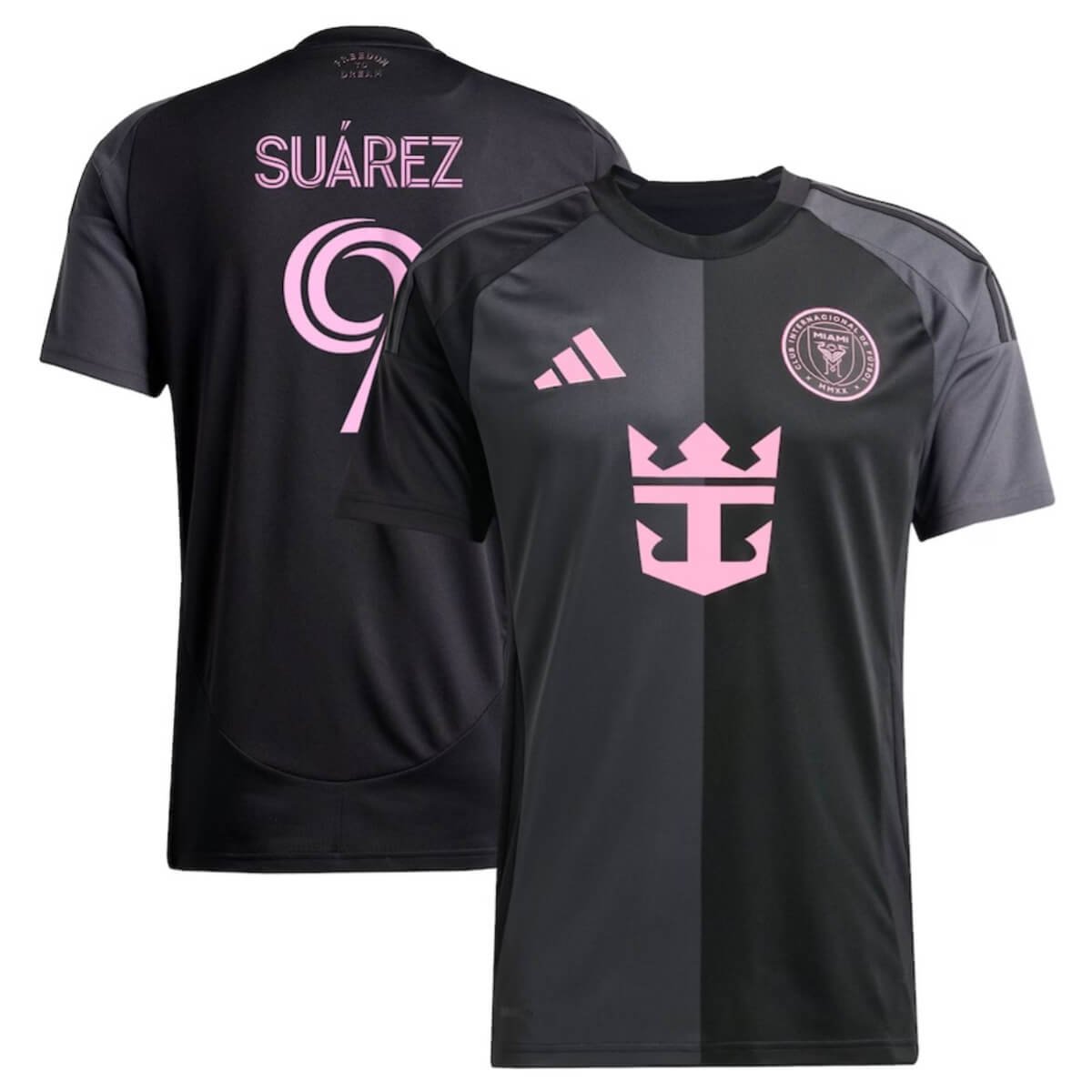 camisa-inter-miami-preta-suarez-9-reserva-2025-26-masculina Camisa Inter Miami Preta Suárez #9 Away 2025/26 Masculina