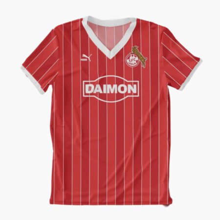Camisa FC Köln Vermelha 1985 Away Masculina