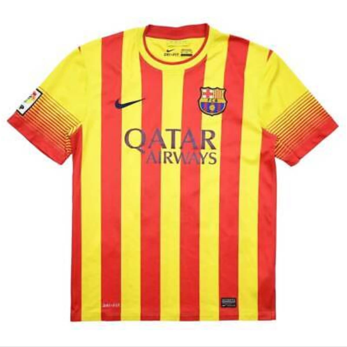 camisa-neymar-jr-barcelona-amarela-away-2013-14-masculina-1 Camisa Neymar JR. #11 Barcelona Amarela 2013/14 Away Masculina