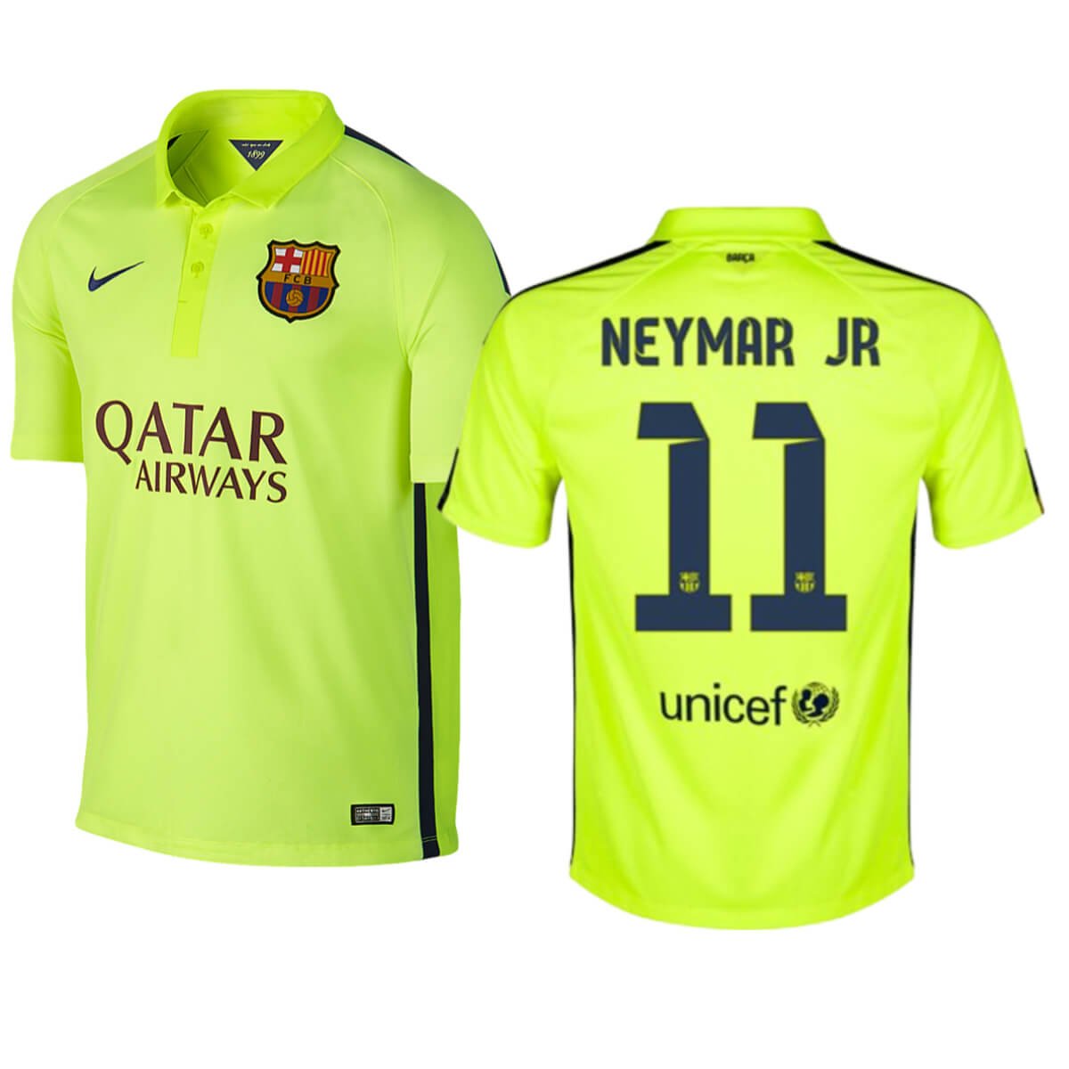 camisa-neymar-jr-barcelona-verde-2014-15-third-masculina Camisa Neymar JR. #11 Barcelona Verde 2014/15 Third Masculina