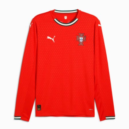Camisa de Portugal Vermelha 2025/26 Manga Longa