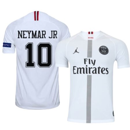 Camisa PSG Neymar JR. #10 Branca 2018/19 IV Masculina