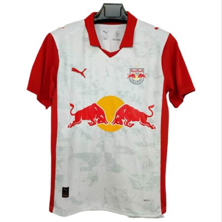 Camisa RB Salzburg Branca 2025/26 Home Masculina