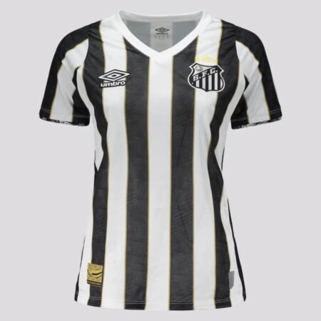 Camisa Santos FC Listrada Reserva Feminina 2024/25
