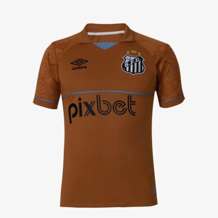 Camisa Santos FC Goleiro Marrom 2023/24 Masculina