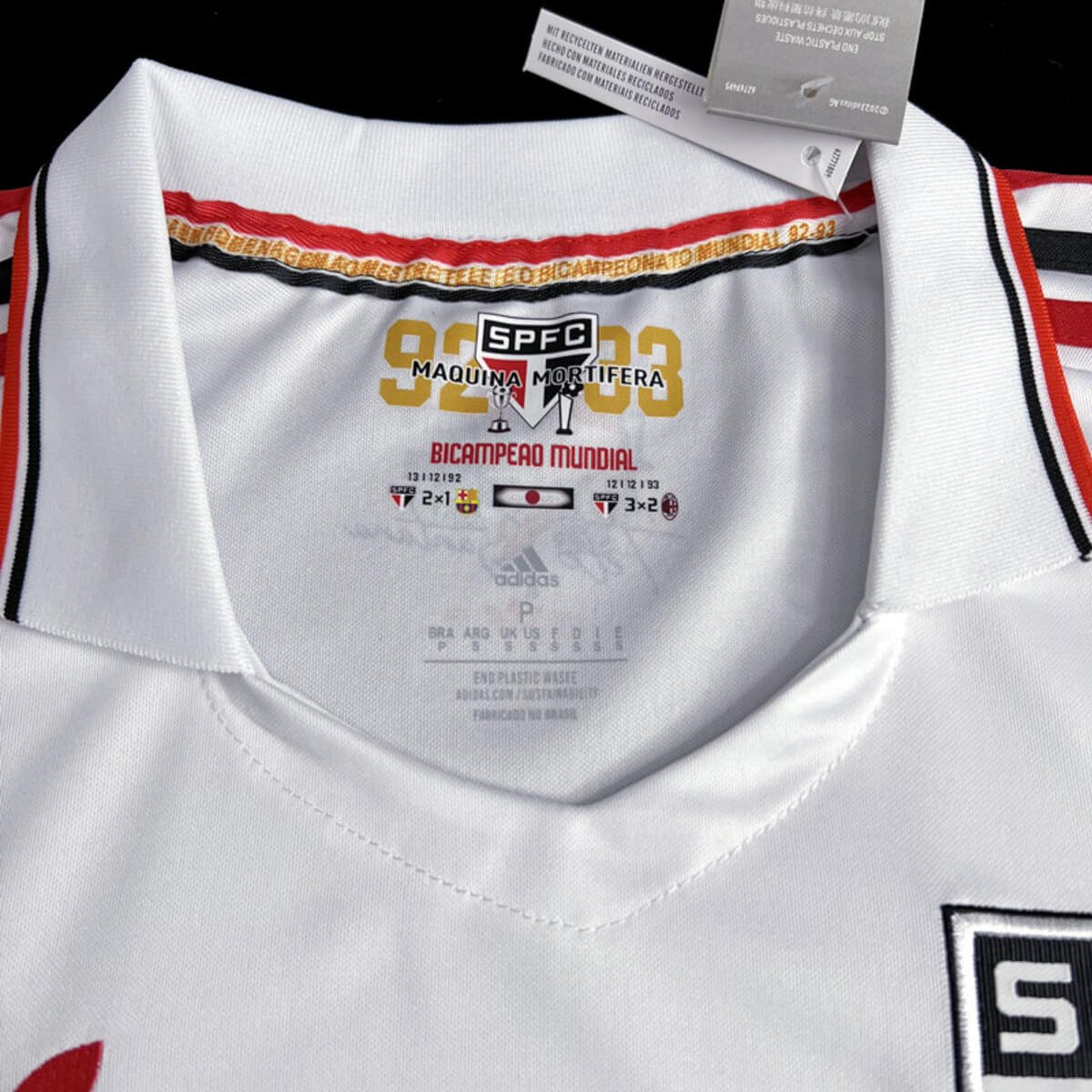 camisa-sao-paulo-adidas-tele-santana-retro-polo-2 Camisa São Paulo Adidas Telê Santana Preta/Branca Masculina