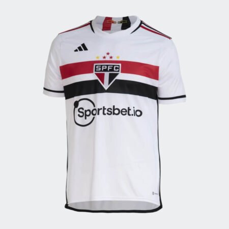 Camisa São Paulo Branca Titular 2023/24 Masculina
