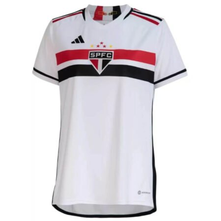 Camisa São Paulo Branca Titular 2023/24 Feminina