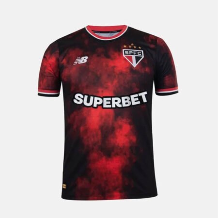 Camisa São Paulo Vermelha Terceira 2024/25 Masculina
