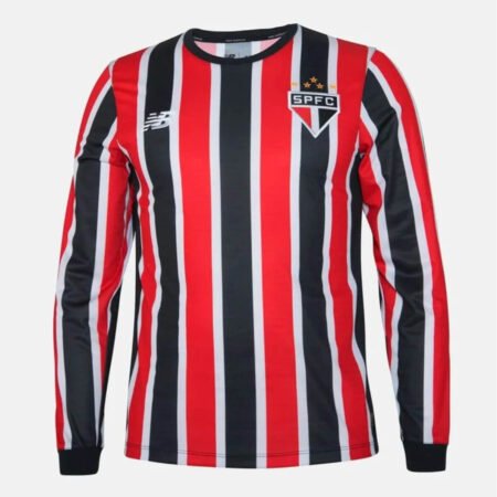 Camisa São Paulo Tricolor Reserva 2024/25 Manga Longa