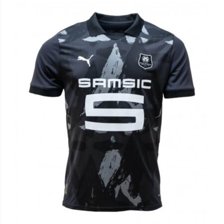 Camisa Stade Rennais Preta Third 2024/25 Masculina