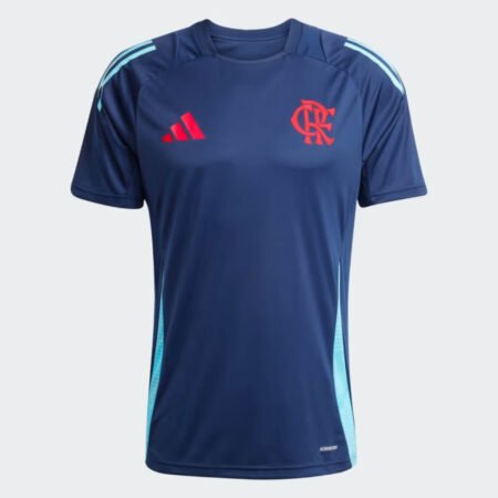 Camisa Flamengo Treino Azul Escuro 2025/26 Masculina