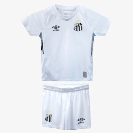 Kit Infantil Santos FC Branco Titular 2024/25 Unissex