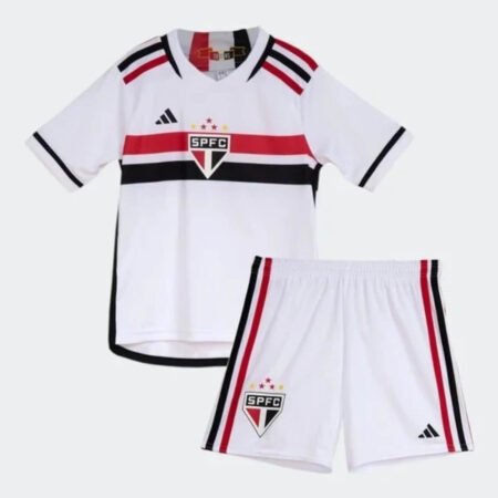 Kit Infantil São Paulo Branca Titular 2023/24 Unissex