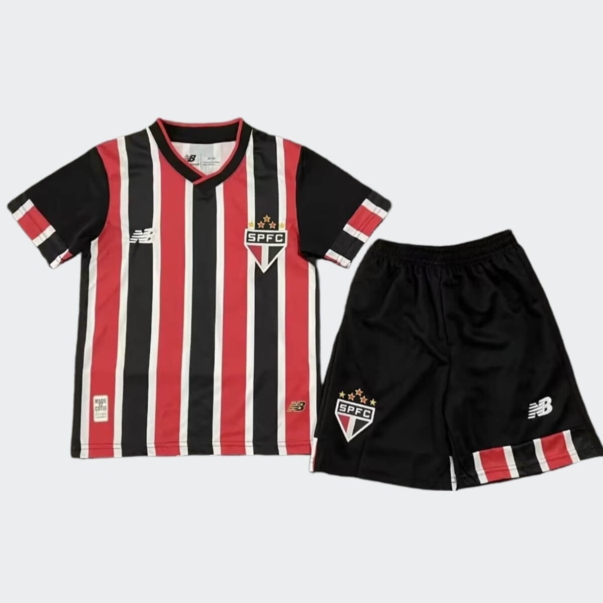 kit-infantil-sao-paulo-tricolor-reserva-2024-25-unissex Kit Infantil São Paulo Tricolor Reserva 2024/25 Unissex