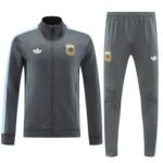 Conjunto Jaqueta Argentina Treino Calça Cinza Originals 2024/25