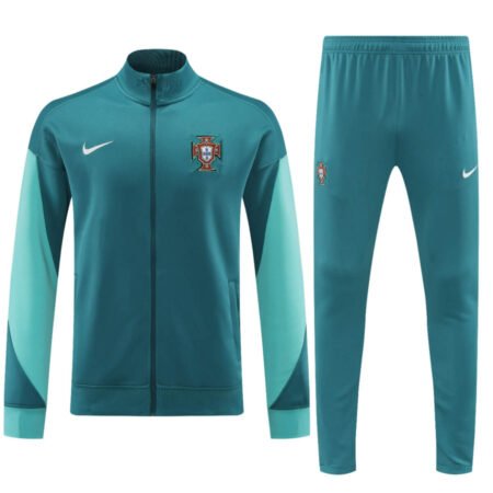 Conjunto Jaqueta Portugal Treino Verde Marinho 2024/25
