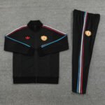 Conjunto Jaqueta Manchester United Treino Preto Originals 2024/25