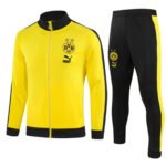 Conjunto Jaqueta e Calça BVB Amarelo Treino 2023/24
