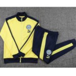 Conjunto Jaqueta e Calça Man City Amarelo Treino 2023/24