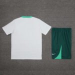 Kit Short e Camisa Portugal Treino Branco 2024/25