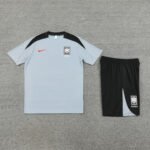 Kit Short e Camisa Coréia do Sul Treino Cinza/Preto 2024/25