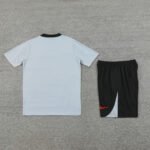 Kit Short e Camisa Coréia do Sul Treino Cinza/Preto 2024/25