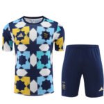 Kit Short e Camisa Argélia Treino Xafrez Azul 2023/24