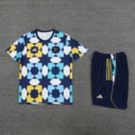 Kit Short e Camisa Argélia Treino Xafrez Azul 2023/24