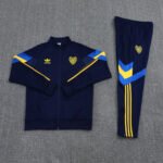 Conjunto Jaqueta e Calça Boca Juniors Azul Escuro Treino 2024/25