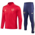 Conjunto Jaqueta e Calça Arsenal Vermelho Treino 2023/24