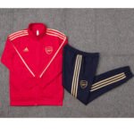 Conjunto Jaqueta e Calça Arsenal Vermelho Treino 2023/24
