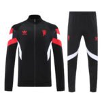 Conjunto Jaqueta e Calça Man Utd Originals Preto Treino 2024/25