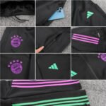 Conjunto Jaqueta e Calça Bayern de Munique Preto Treino 2023/24