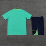 Kit Short e Camisa Brasil Treino Verde 2024/25