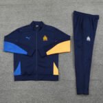 Conjunto Jaqueta e Calça Marseille Azul Escuro Treino 2024/25