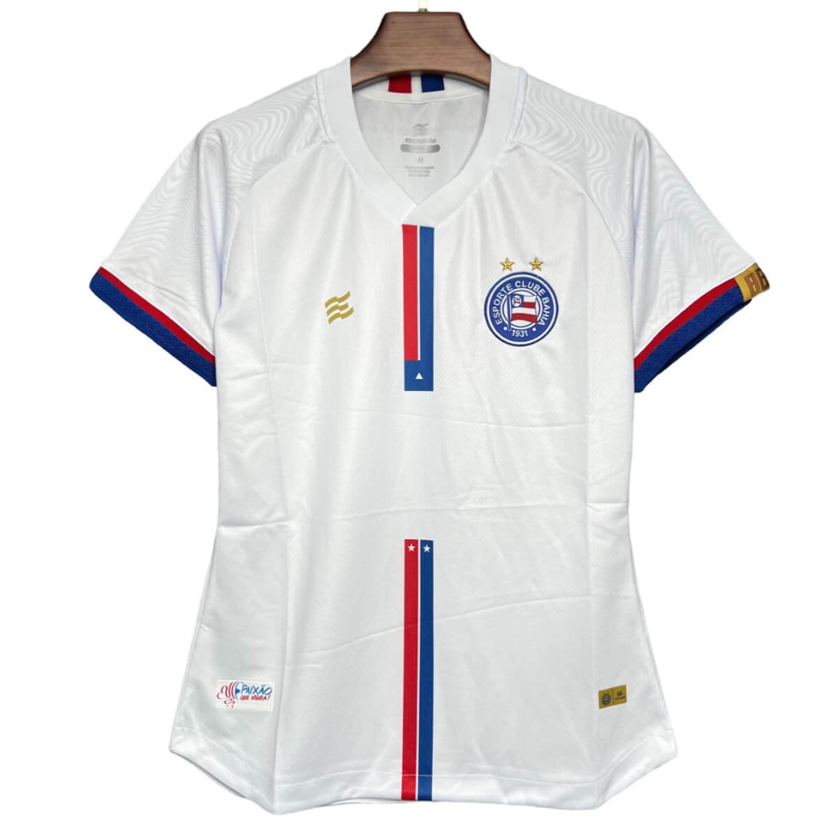 camisa-bahia-branca-2024-25-titular-feminina Camisa Bahia EC Branca 2024/25 Titular Feminina