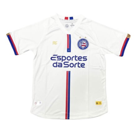 Camisa Bahia EC Branca 2024/25 Titular Com Patrocínio Masculina
