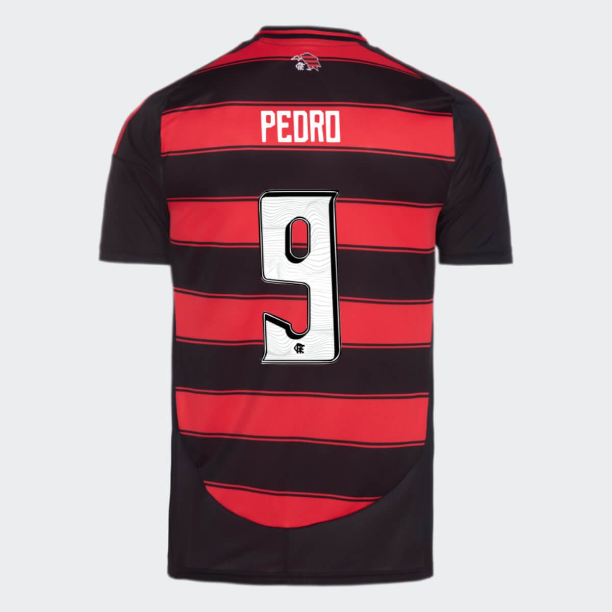 camisa-flamengo-vermelha-2025-pedro-9-titular-masculina Camisa Flamengo Vermelha Pedro #9 2025/26 Titular